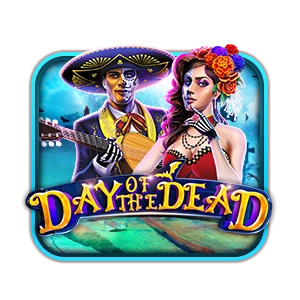 Day of the Dead cover showing a couple with skull face paint, flowers, and a gold title on a purple background.